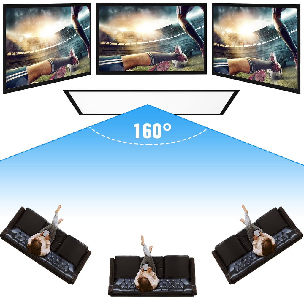 VEVOR Big 155" Diagonal 16:9 HD Projector Screen Home Theater Outdoor Use
