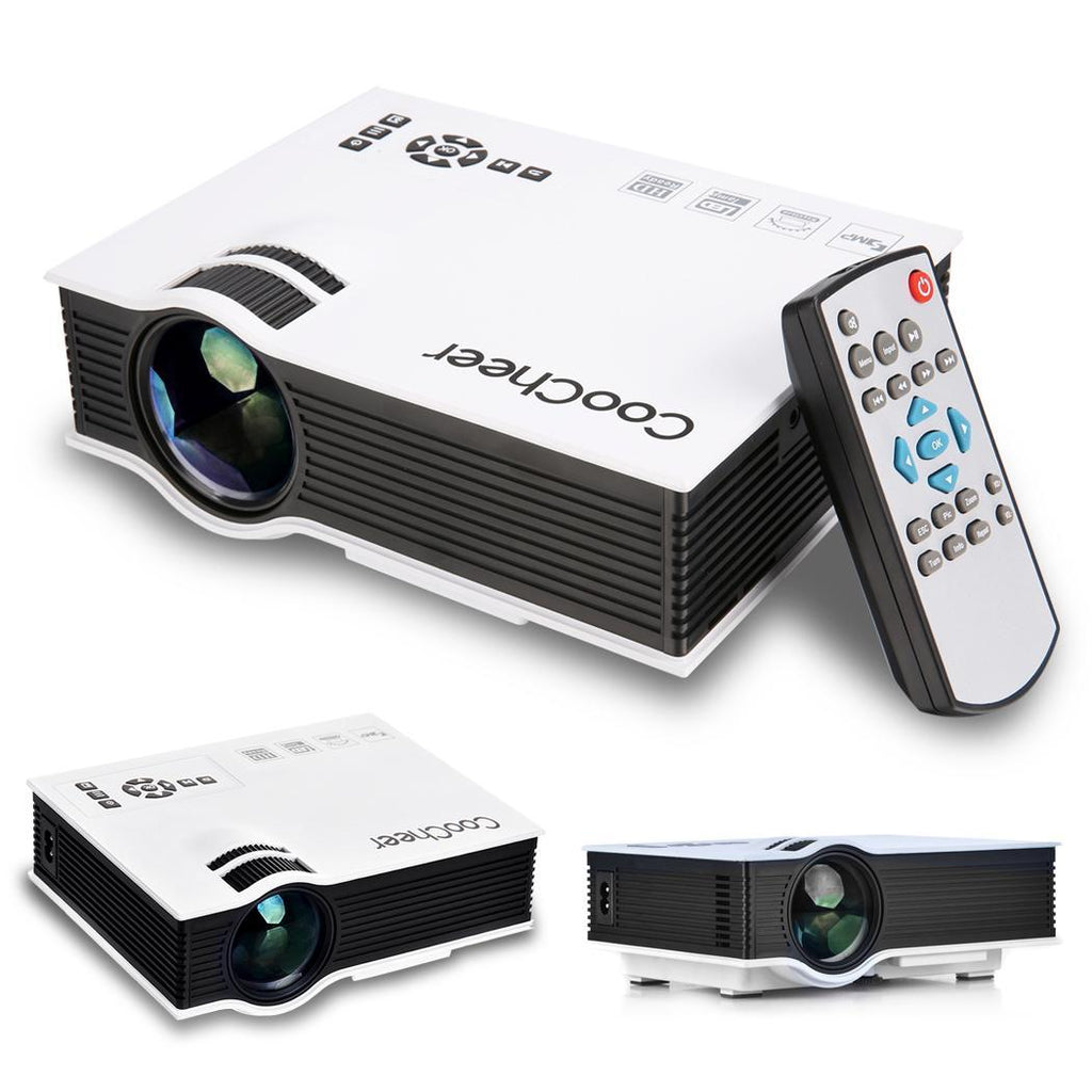 800 Lumens Portable Mini LED Projector LCD Display Multimedia Home Theater Cinema BETT