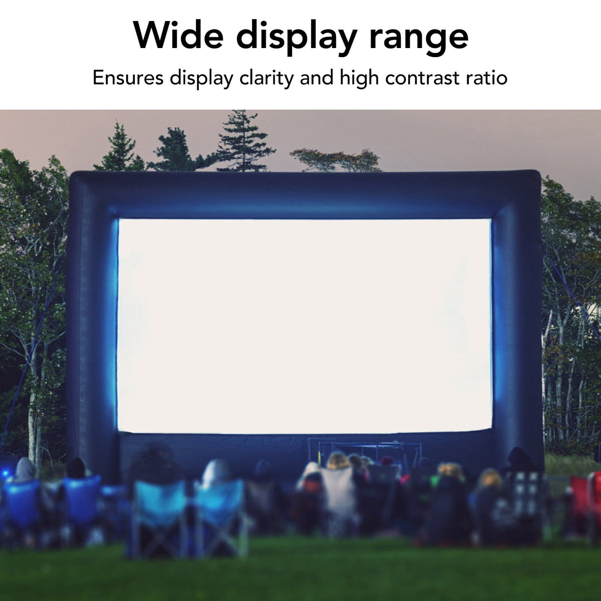 4:3 Projector Screen,Thicken Portable Non Crease Soft White Polyester,Portable Non Crease White Polyester Projector Curtain For Home Cinema