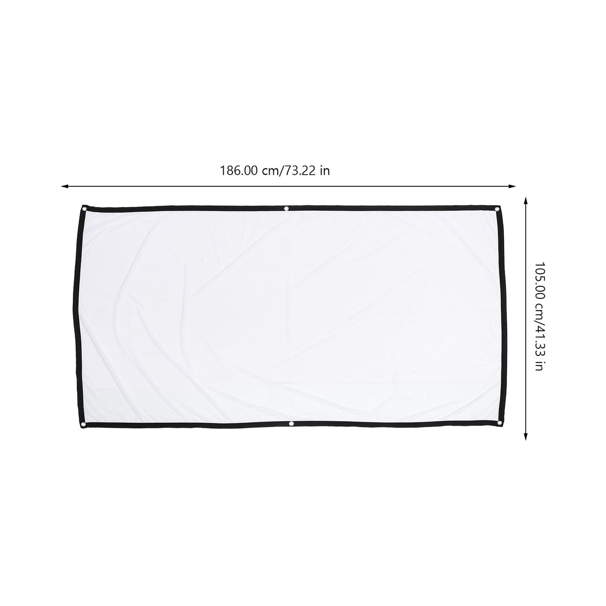 Vosarea Easy Install Portable Projector Screen High Brightness Cloth