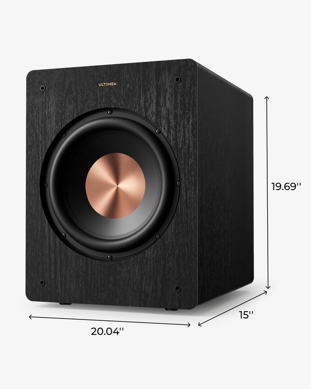 ULTIMEA SUB12 12" Powered Subwoofer with Wireless Adapter, App Bass Control