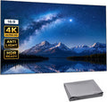 100'' Hd Projector Screen 4k Anti Light Foldable, 4k Metal Lightproof Foldable Portable Movie Screen (16:9), Anti-Light Projector Screen 120 Inch, Easy Install for Home Theater Classroom Use (60in)