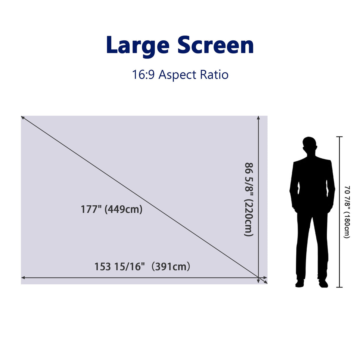 Yescom 60" Pull Up Portable Floor Projector Screen 48"x36" 1.3 Gain 4:3 HD Aluminum Case for Event