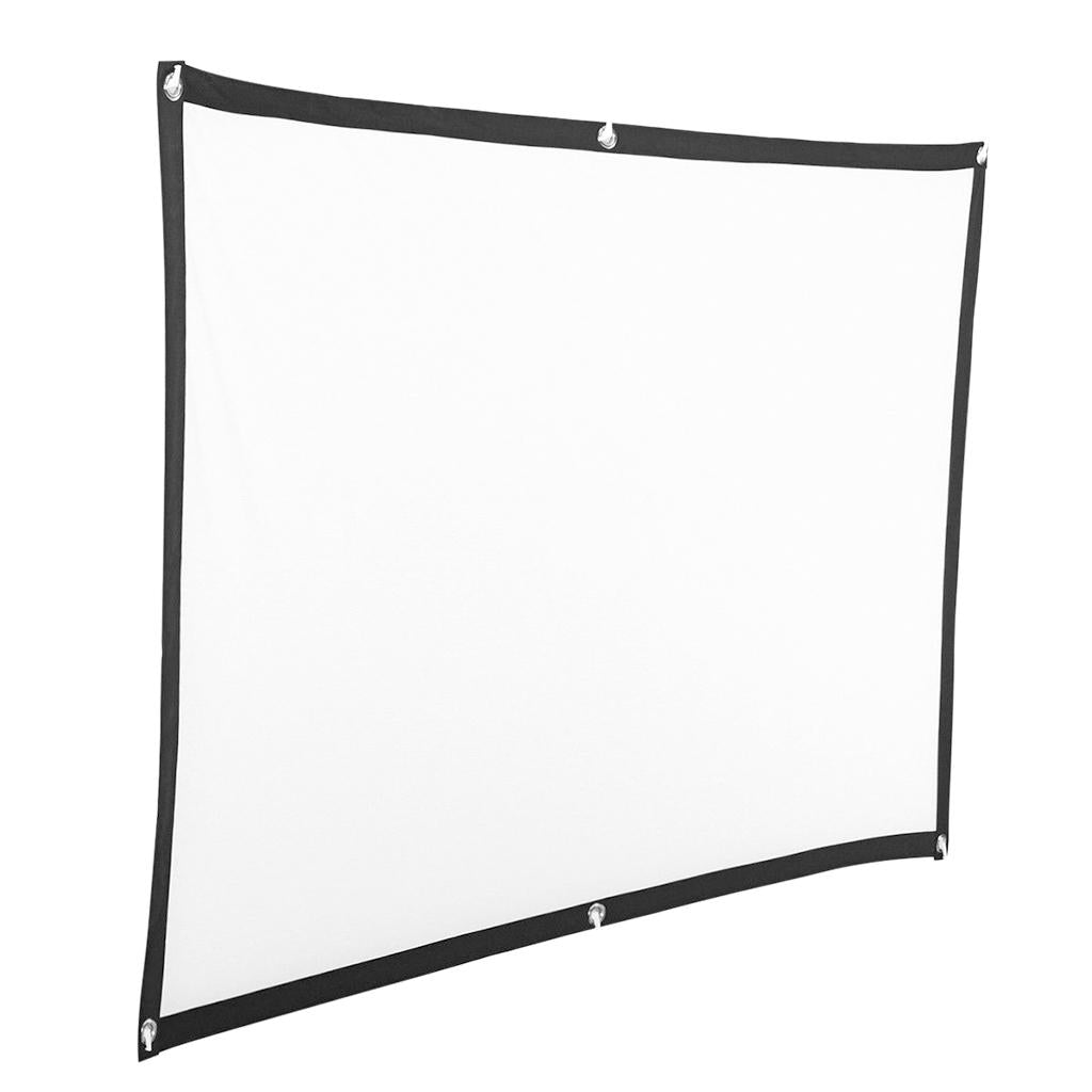 LeeQinersw 60'' Soft Projector Screen Film Home Cinema Movie Screen Projection 16:9 New 60inch