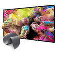 16:9 Metal Anti Light Curtain 100 120 133 150 Inches Home Outdoor Office Portable 3D HD Projection Screen ,Better Contrast and Color