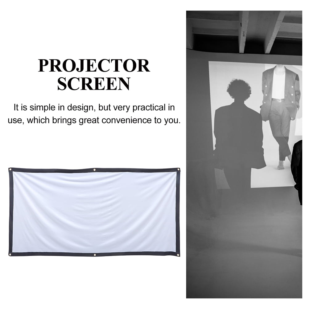 Projector Screen Cloth Portable Outdoor Anti Crease Polyester Projection Screens