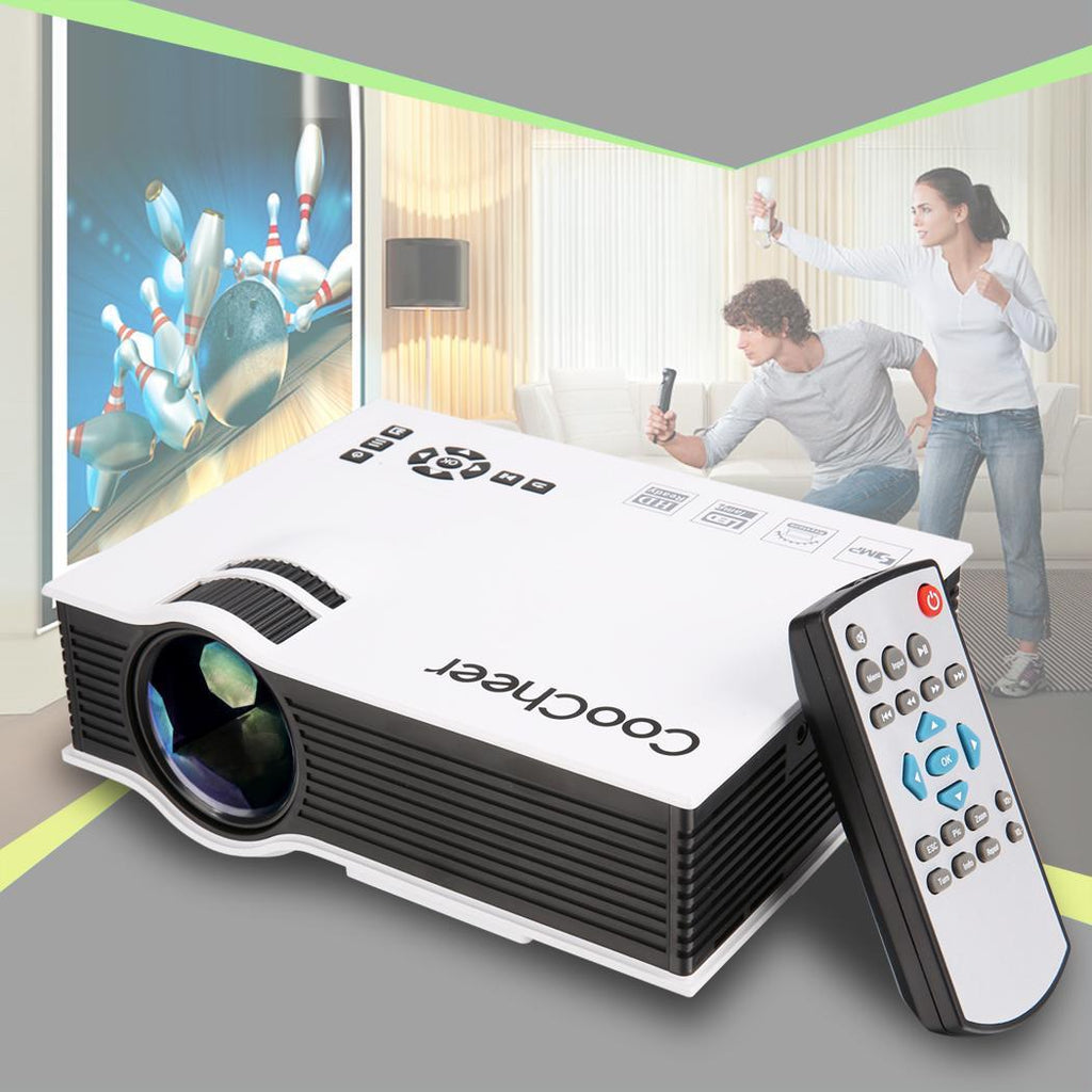 800 Lumens Portable Mini LED Projector LCD Display Multimedia Home Theater Cinema BETT