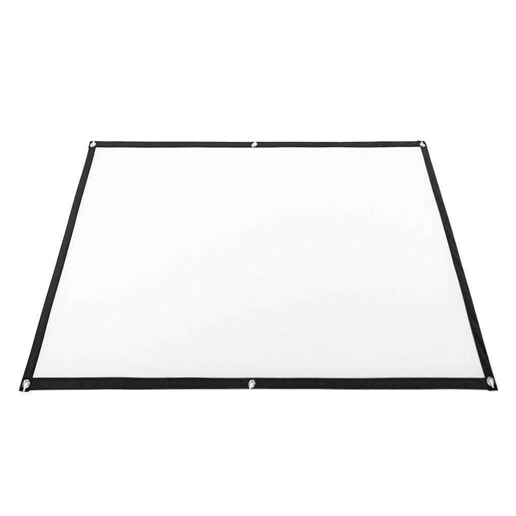 LeeQinersw 60'' Soft Projector Screen Film Home Cinema Movie Screen Projection 16:9 New 60inch