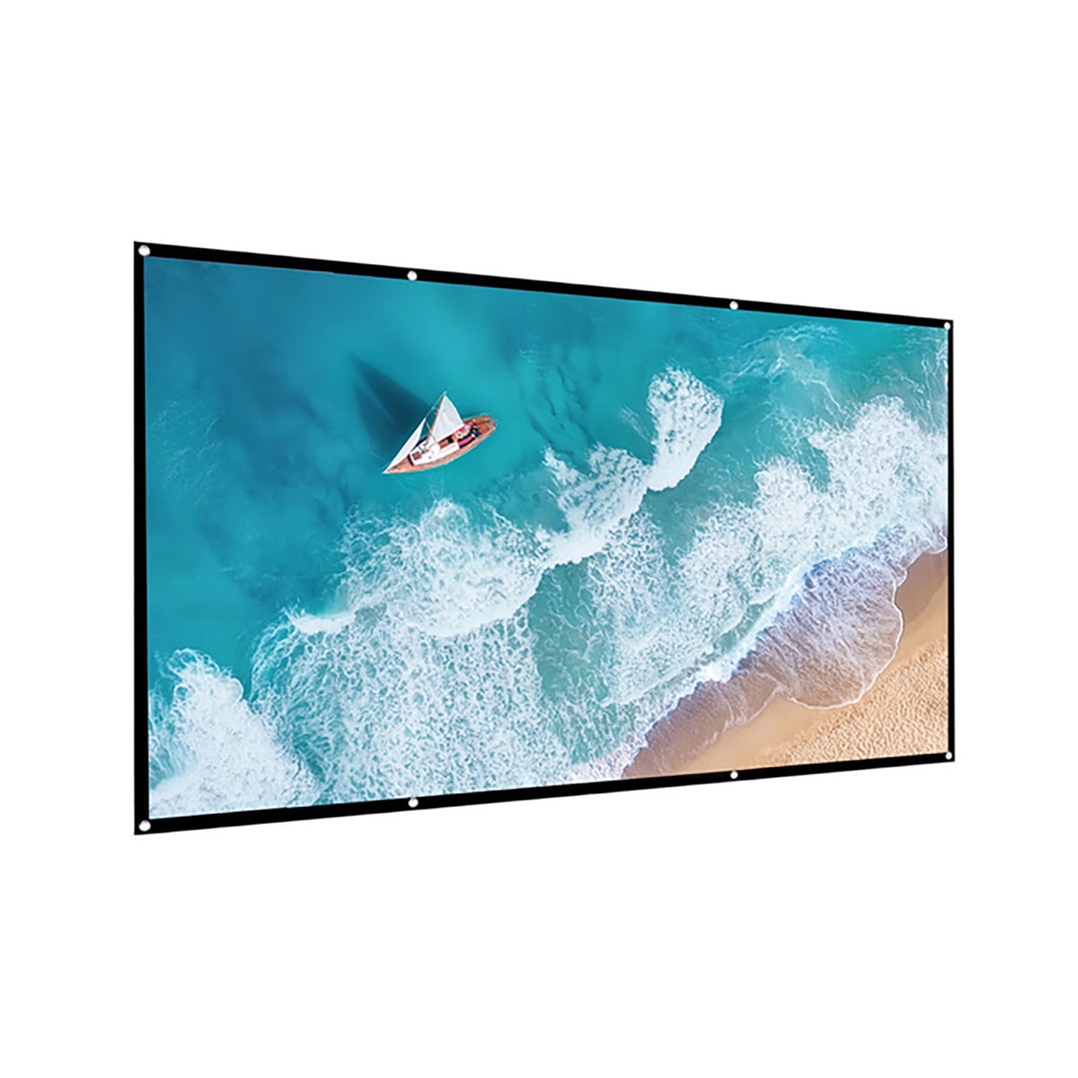 Minolta 120 In 16:9 Indoor & Outdoor Folding Home Theater Projector Screen