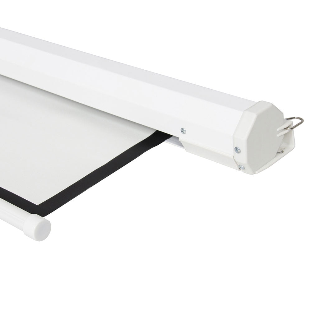 92 Inch Motorized Projector Screen 16:9 with Remote Control, 80x45 Inch Viewing Area Matte White, Wall Ceiling Mount for Home Theater