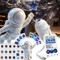 2026 Upgraded Plug and Play Hd Star Projector with 12 Films, Hd Smart Dynamic 5D Holographic Night Light Projector, 2-in-1 Galaxy Star Projector, 360 Rotating, USB Powered (with 12 Films)
