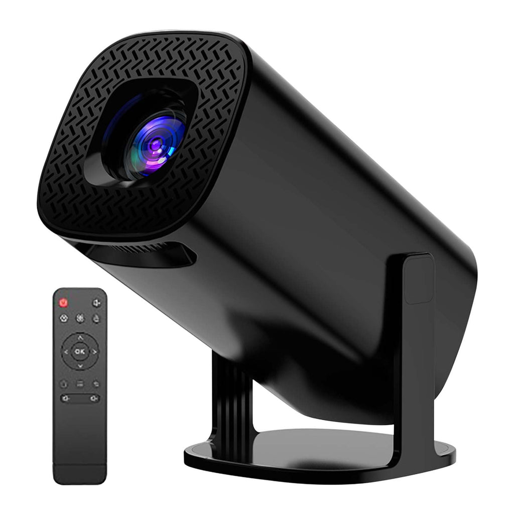 4K HD Home Theater Projector, 3D Cinema Projector, Bedroom Wall Projection, Immersive Visual Experience, Bright Color Display, Game and Movie Compatible, Quiet Operation Black