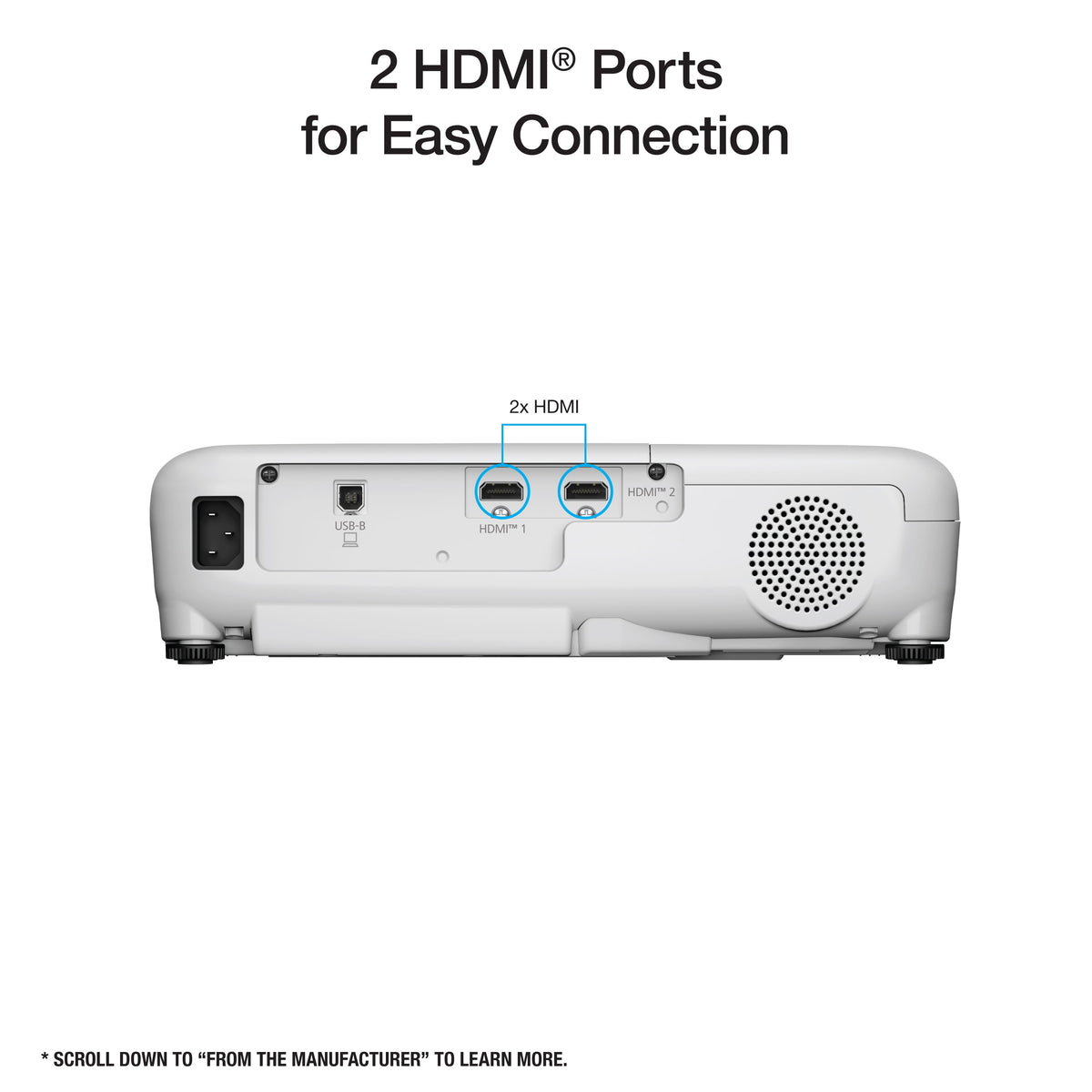Epson EX3290 3-Chip 3LCD WXGA Projector