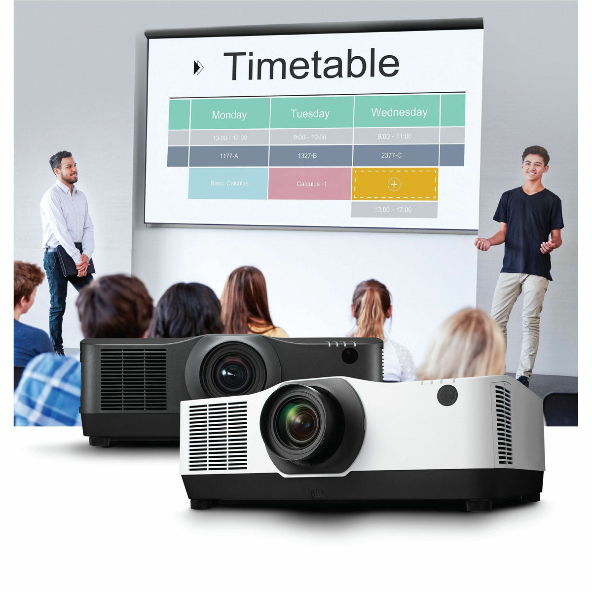 Sharp XP-A104U-B - 3LCD projector - 10000 lumens - WUXGA (1920 x 1200) - 16:10 - 4K - no lens - LAN - black - with NEC InstaCare Next Business Day Exchange