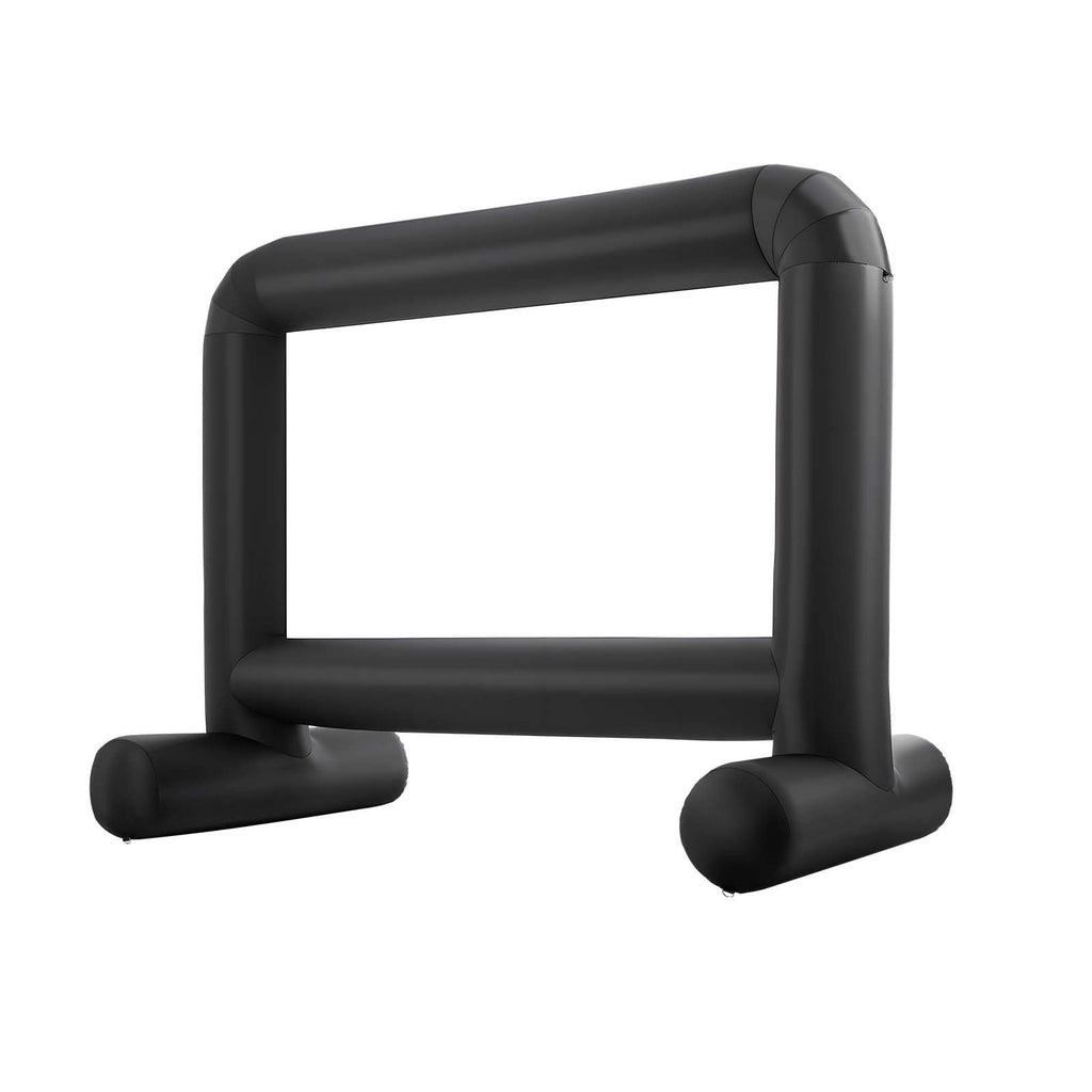 KFFKFF Inflatable Movie Screen, 14 ft Outdoor Projection Screen with Storage Bag, Dual-Sided Viewing, Quick Setup, Perfect for Backyard Movie Nights and Events