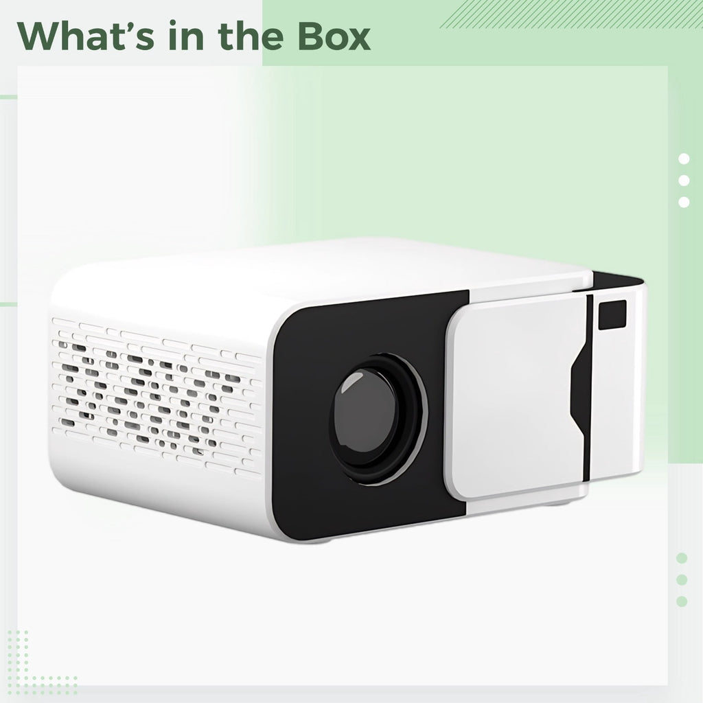 Mini Projector, Portable Android 13.0 Projector, 4K Home Cinema Device, WiFi 6, Bi-Directional Wireless 5.4, Auto Keystone, Electric Focus
