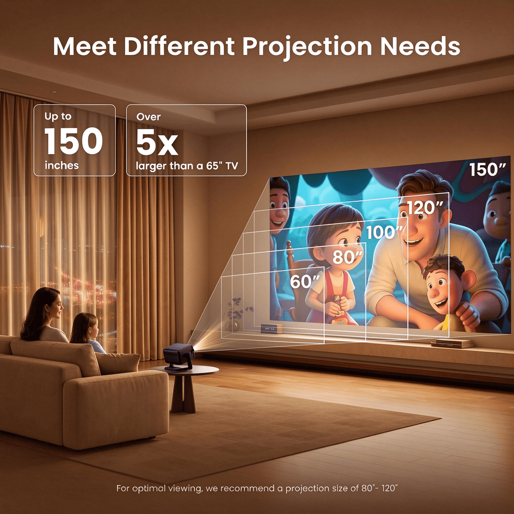 Dangbei N2 mini 1080P Projector with Wifi and Bluetooth, Netflix Officially Licensed, Dolby Audio, Auto Keystone Correction