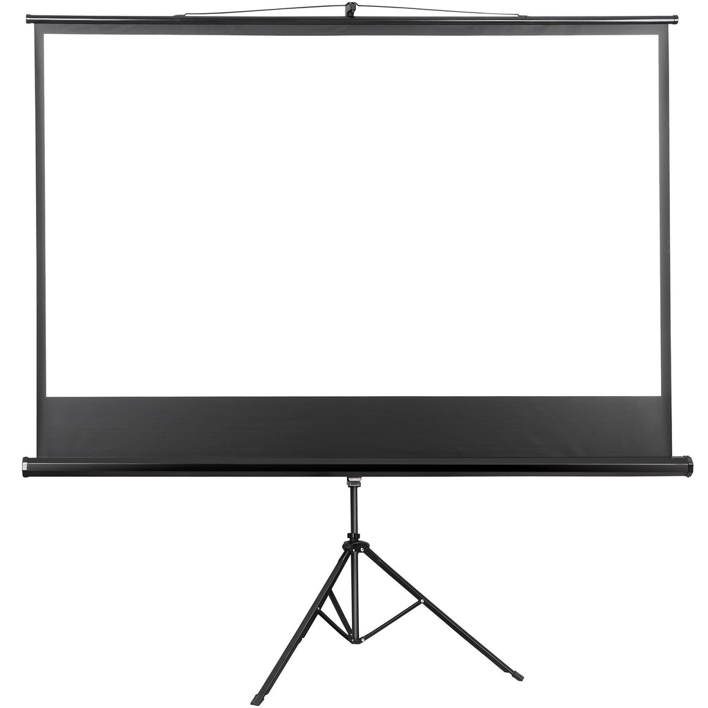 ZENSTYLE 84" 16:9 HD Projector Screen Stable Tripod Stand Movies Presentations with Carry Bag Black