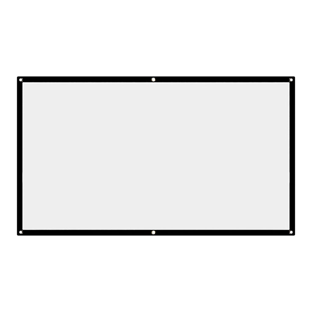 Portable Projection Screen for Home Indoor Outdoor Movies Foldable Double AntiCrease