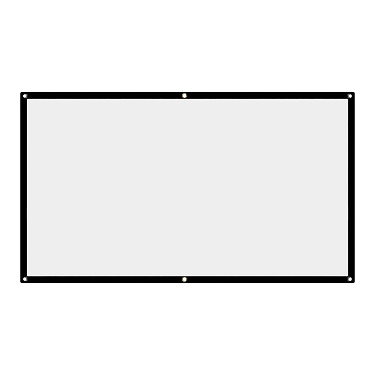 Portable Projection Screen for Home Indoor Outdoor Movies Foldable Double AntiCrease