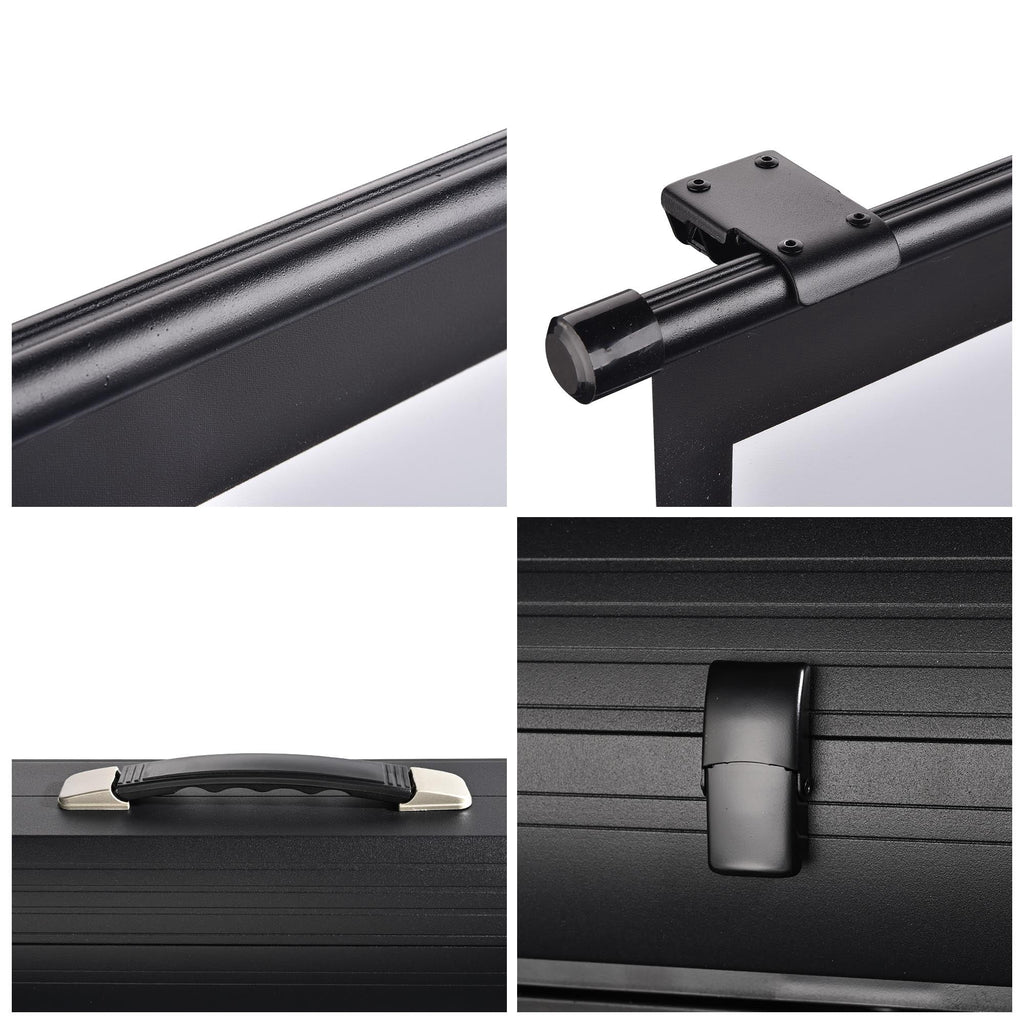 Yescom 60" Pull Up Portable Floor Projector Screen 48"x36" 1.3 Gain 4:3 HD Aluminum Case for Event