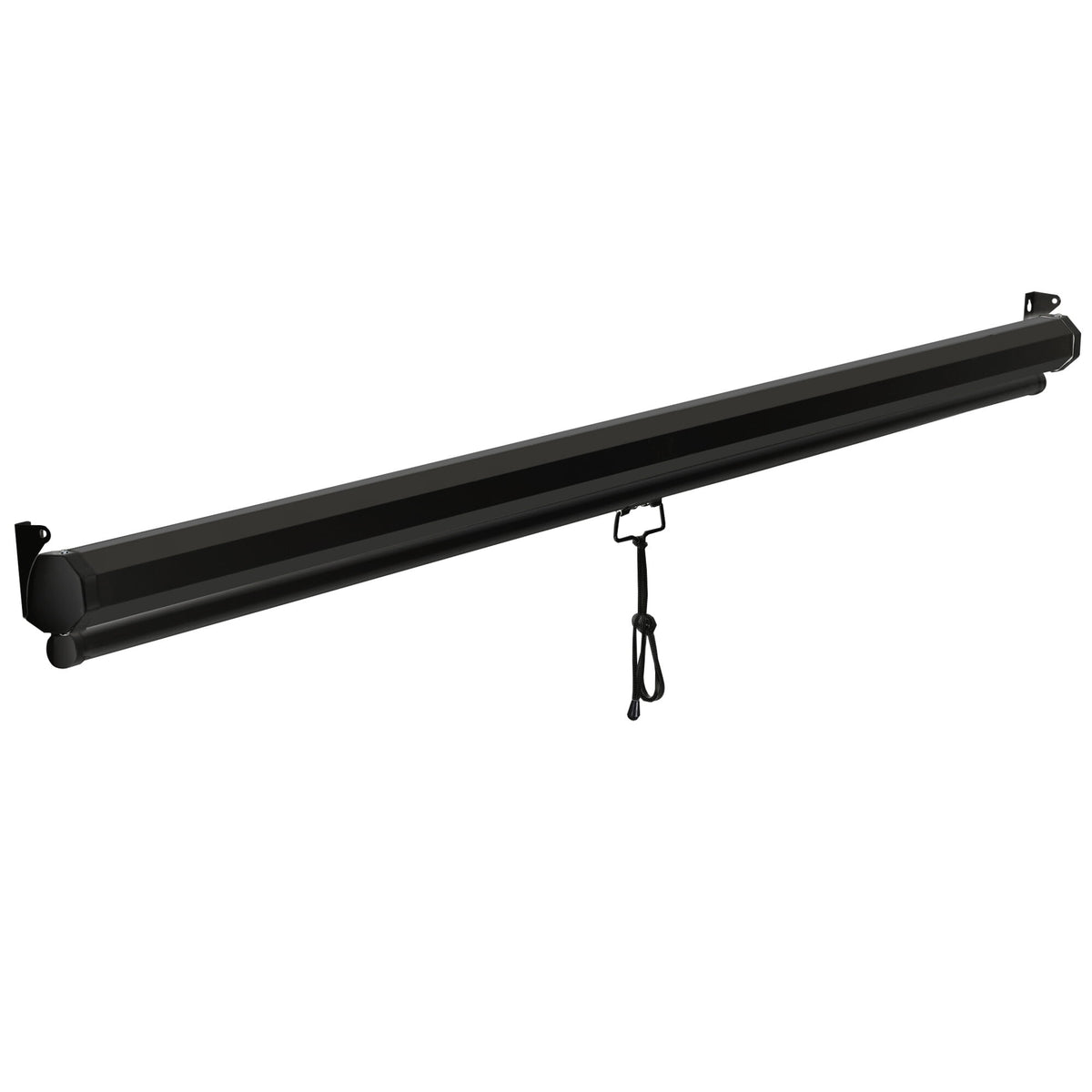 ZENSTYLE Projector Screen 72 inch 4:3 HD PVC Manual Projection Screen Home Theater Office Black