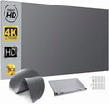 4k Metal Lightproof Foldable Portable Movie Screen, 16:9 HD Anti Light Projector Screen,160°Wide Viewing Angle,for Home Theater,Office,Classroom & Outdoor Use,Easy Install (100in)