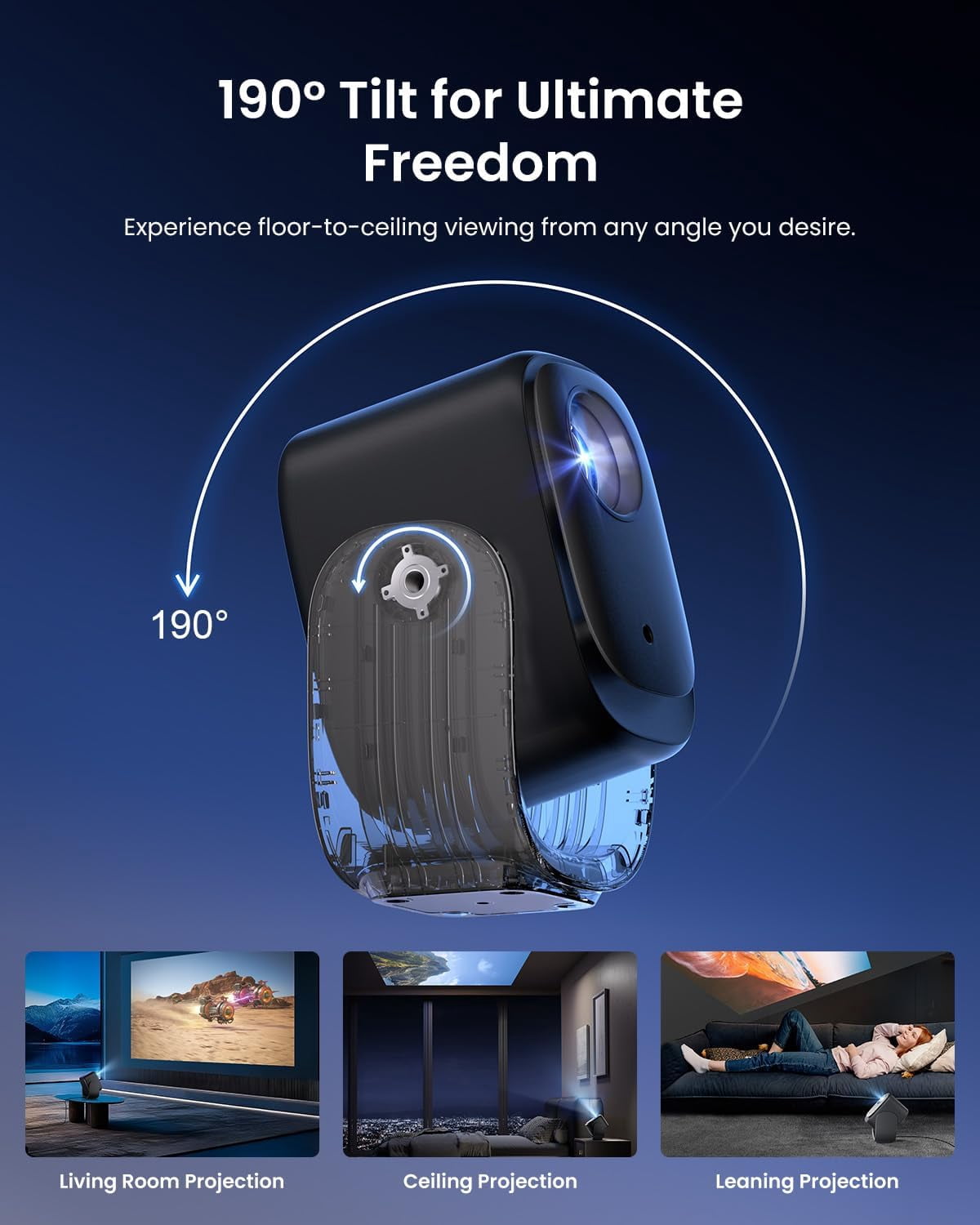 Dangbei N2 mini 1080P Projector with Wifi and Bluetooth, Netflix Officially Licensed, Dolby Audio, Auto Keystone Correction