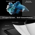 150-inch Fixed Frame Projector Screen, 1.3dB Gain, 80% Picture Quality Enhancement, 4K/8K Ultra HD, 3D Compatible, Works with Long Throw, Short Throw & Ultra Short Throw Projectors