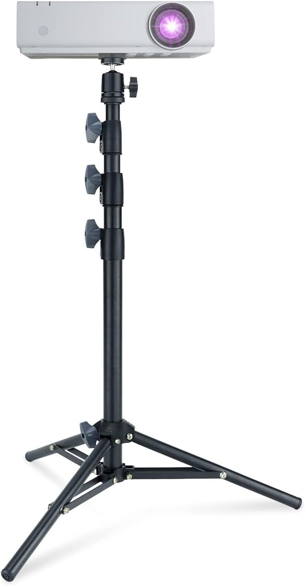 LINCO 120in Projector Screen Stand with Project Stand for 4K HD 16: 9 Screen Wrinkle-Free with Carrying Bag -AM307T