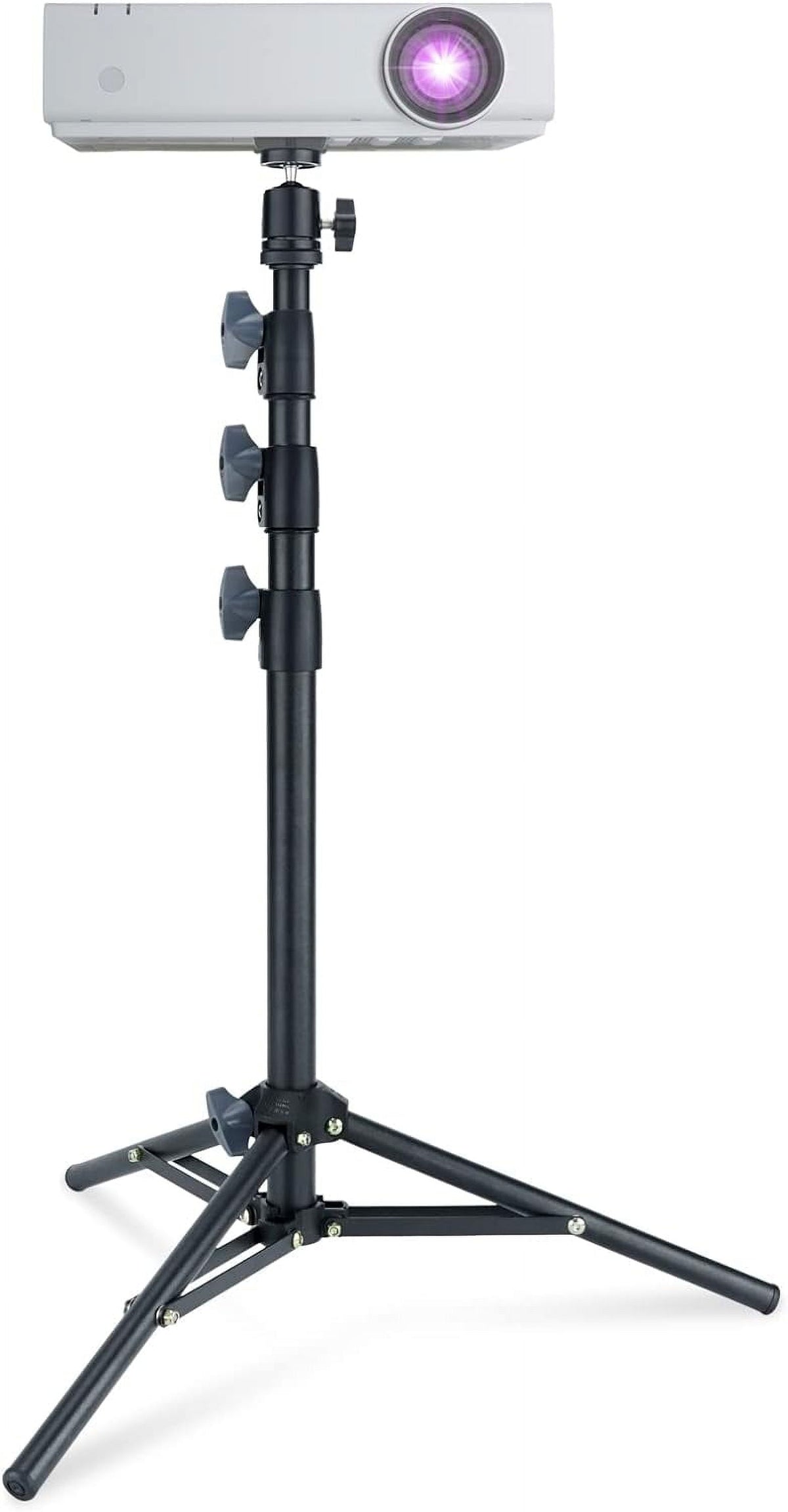 LINCO 120in Projector Screen Stand with Project Stand for 4K HD 16: 9 Screen Wrinkle-Free with Carrying Bag -AM307T