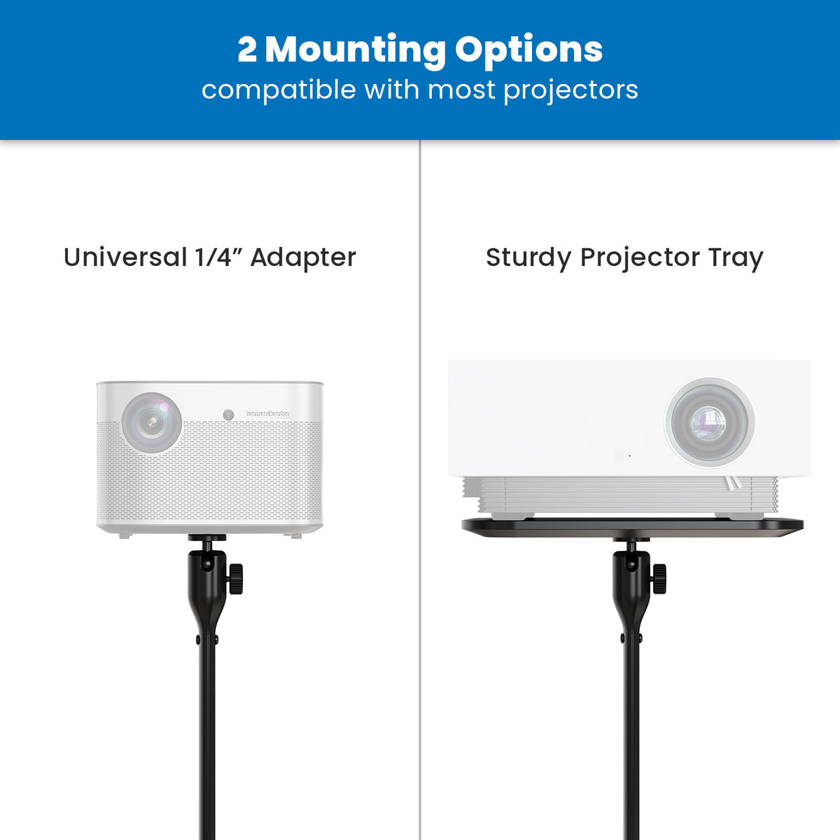 Mount-It! Dual Mount Option, Projector Stand