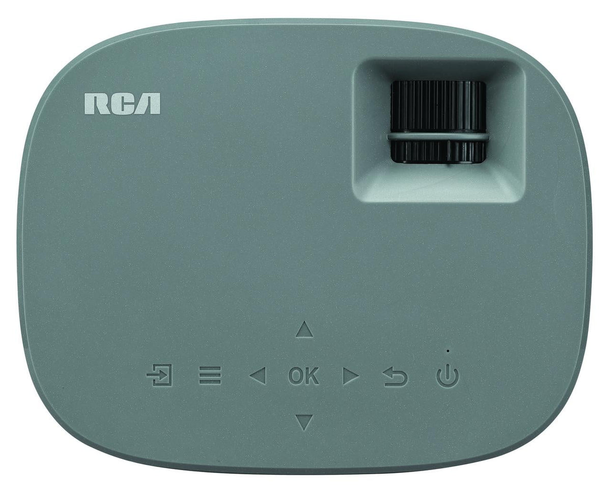RCA 720P HD Roku Smart Home Theater Projector With Roku Express Streaming, 150 ANSI, RPJ185, Black