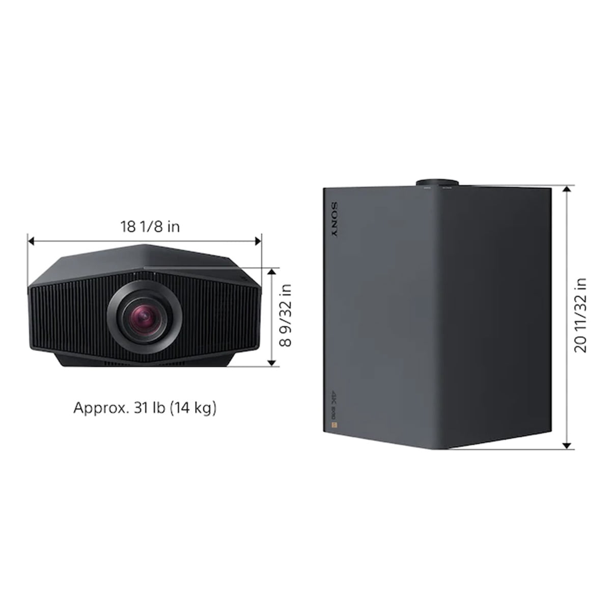 Sony VPL-XW7000ES 4K HDR Laser Home Theater Projector (Black)