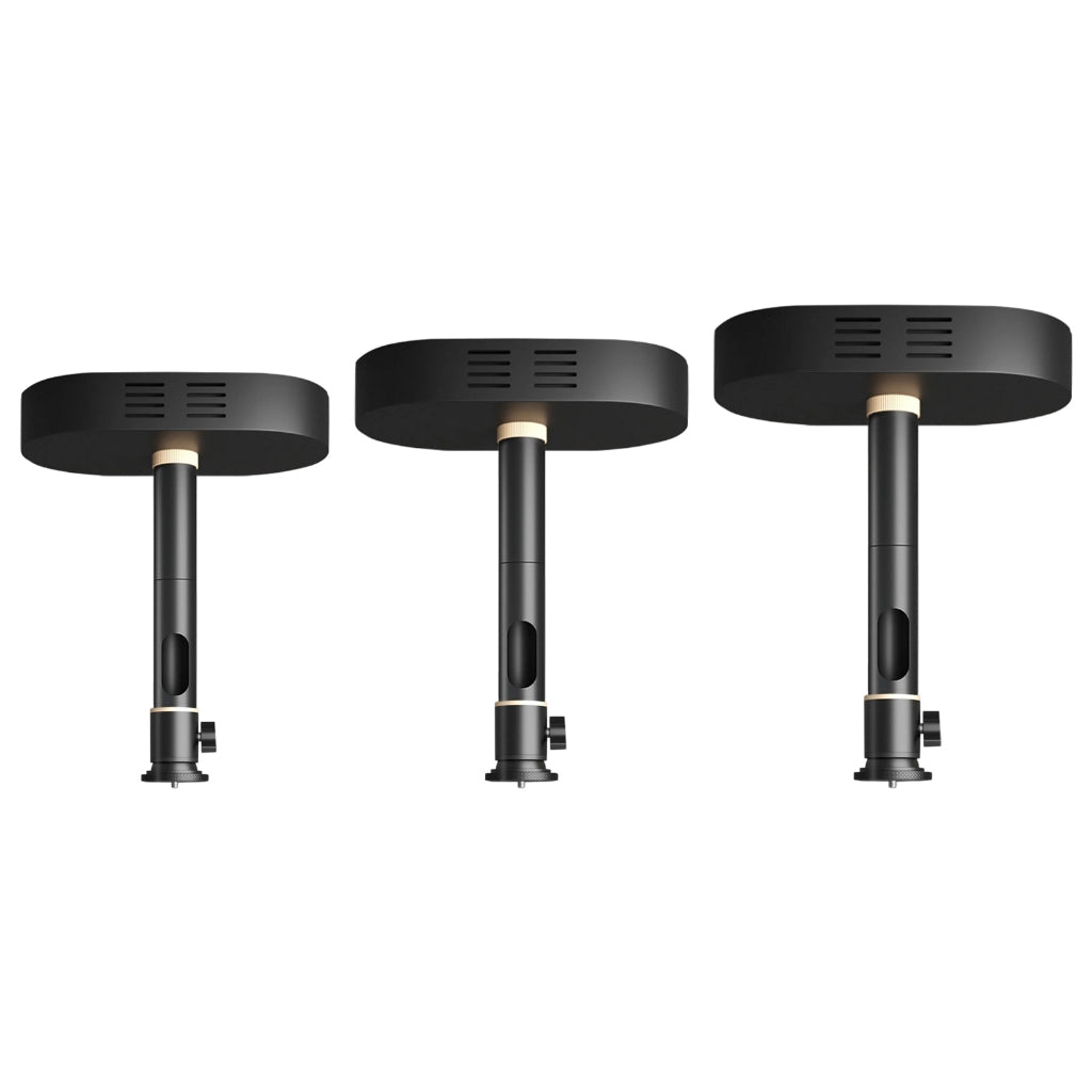 PatungKu Metal Projectors Ceiling Mount 1/4 Thread Wide Compatibility Retractable Arms and Multiple Adjustment Projectors Stand