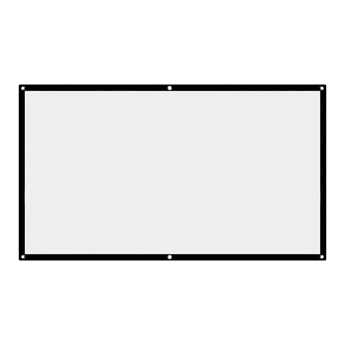 60-150 inch Portable Foldable Projector Screen – HD 16:9 Home Theatre, Outdoor Movie, Easy Install, Durable Polyester, Multi-Size Options‌