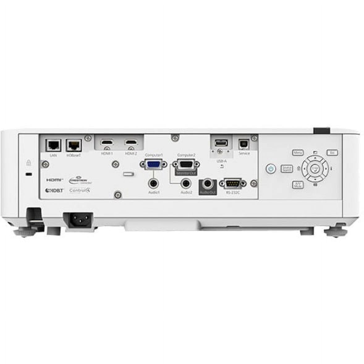 Epson PowerLite L520W Long Throw 3LCD Projector - 16:10 - Ceiling Mountable - 1920 x 1200 - Front - WXGA - 5200 lm - HDMI - USB - Network (RJ-45) - Education, Corporate, Digital Signage, Entertainment