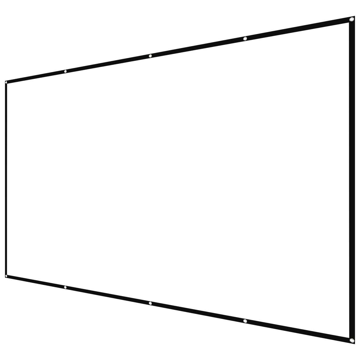 onn 120 in 16:9 Portable Indoor/Outdoor Wall-Mounted Theater Projection Screen