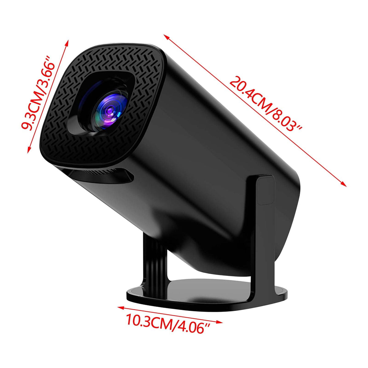 Nkmbld 4K Projector with WiFi and Bluetooth, Smart Cinema Projector with Built in Apps Outdoor Movie Projector with WiFi and Bluetooth for Home Theater Upgrade