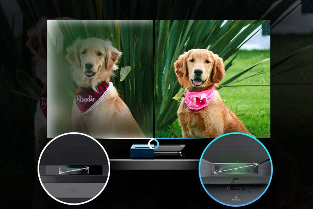 AWOL Vision LTV-3000 Pro 4K Ultra Short Throw Triple Laser Projector, 0.25:1 ratio