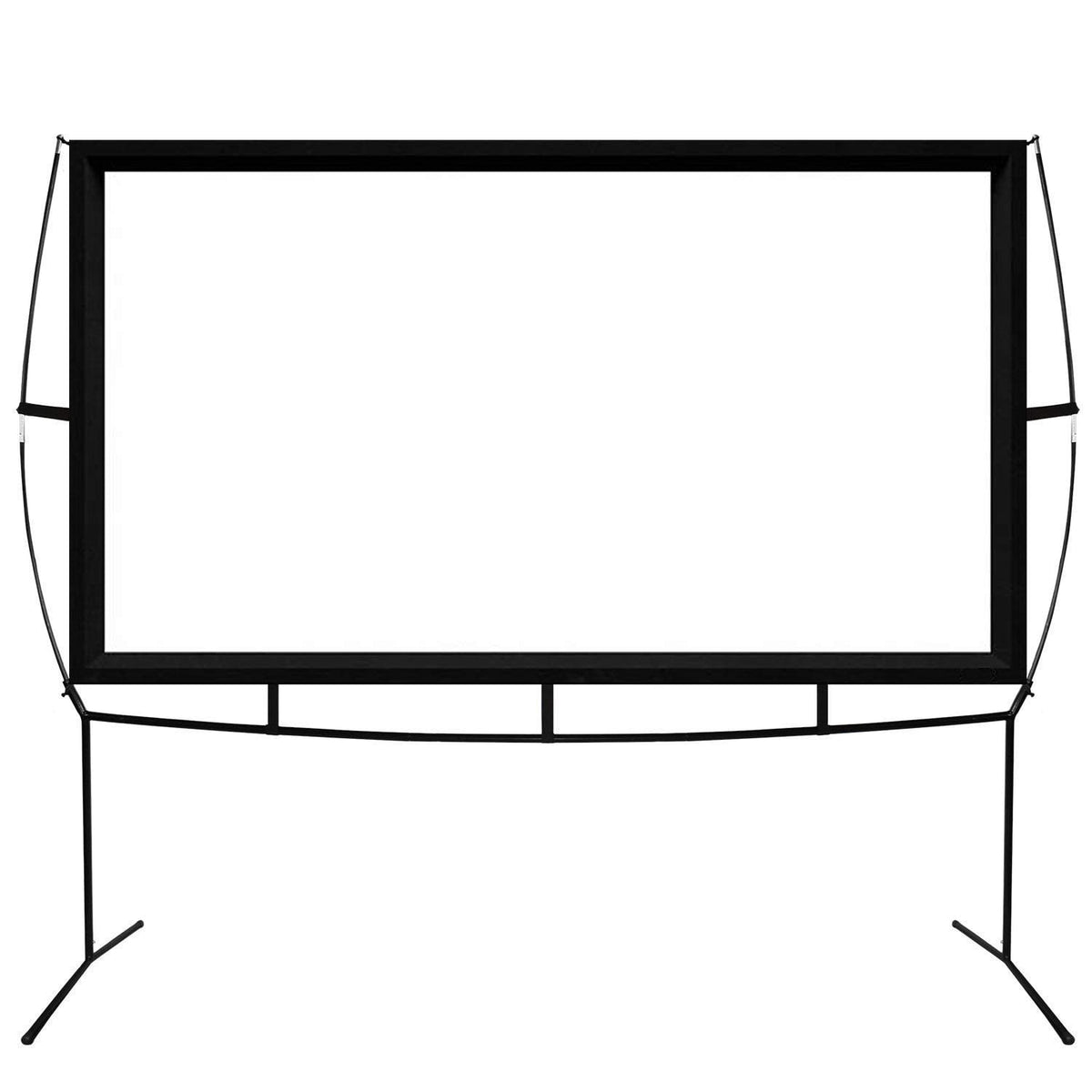 Khomo Gear Jumbo 120 inch 16:9 Portable Outdoor and Indoor Theater Projector Screen with Stand Legs
