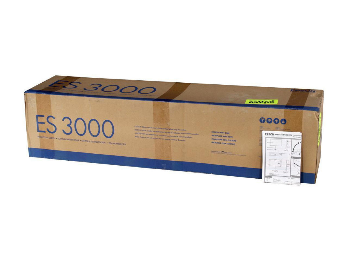 Epson ES3000 80" Manual Projection Screen V12H002S3Y