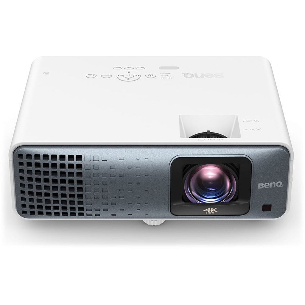 BenQ TK710STi 4K Ultra HD HDR Short-Throw Laser DLP Home Theater Gaming Projector, Bundle with H&A Ceiling Mount