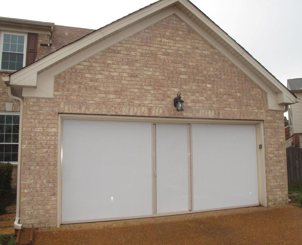 Lifestyle Screens Garage Door Screen 7'H with Standard Screen Material All Widths and All Colors 16'Wx7'H, Sandstone