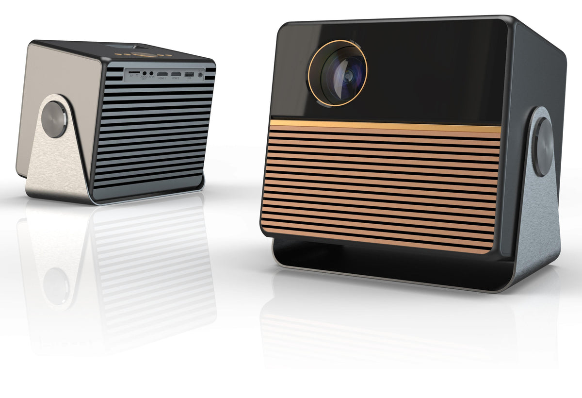 RCA 1080P FHD ROKU Smart Streaming Projector, 250 ANSI Lumens, Black