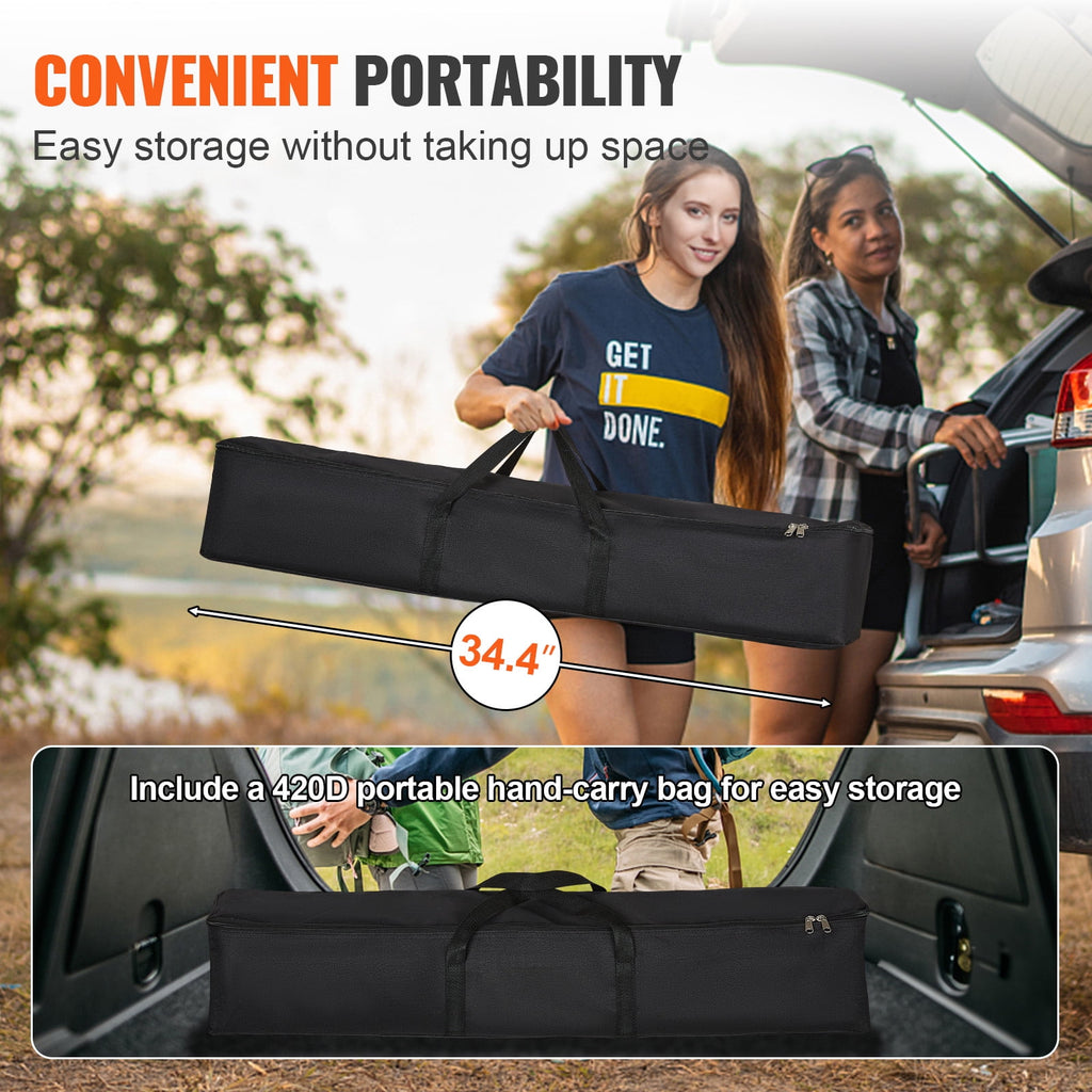 SKYSHALO 150" Projector Screen, 4K Portable Movie Screen, HD, 16:9, Perfect for Home Theater, Outdoor, Indoor