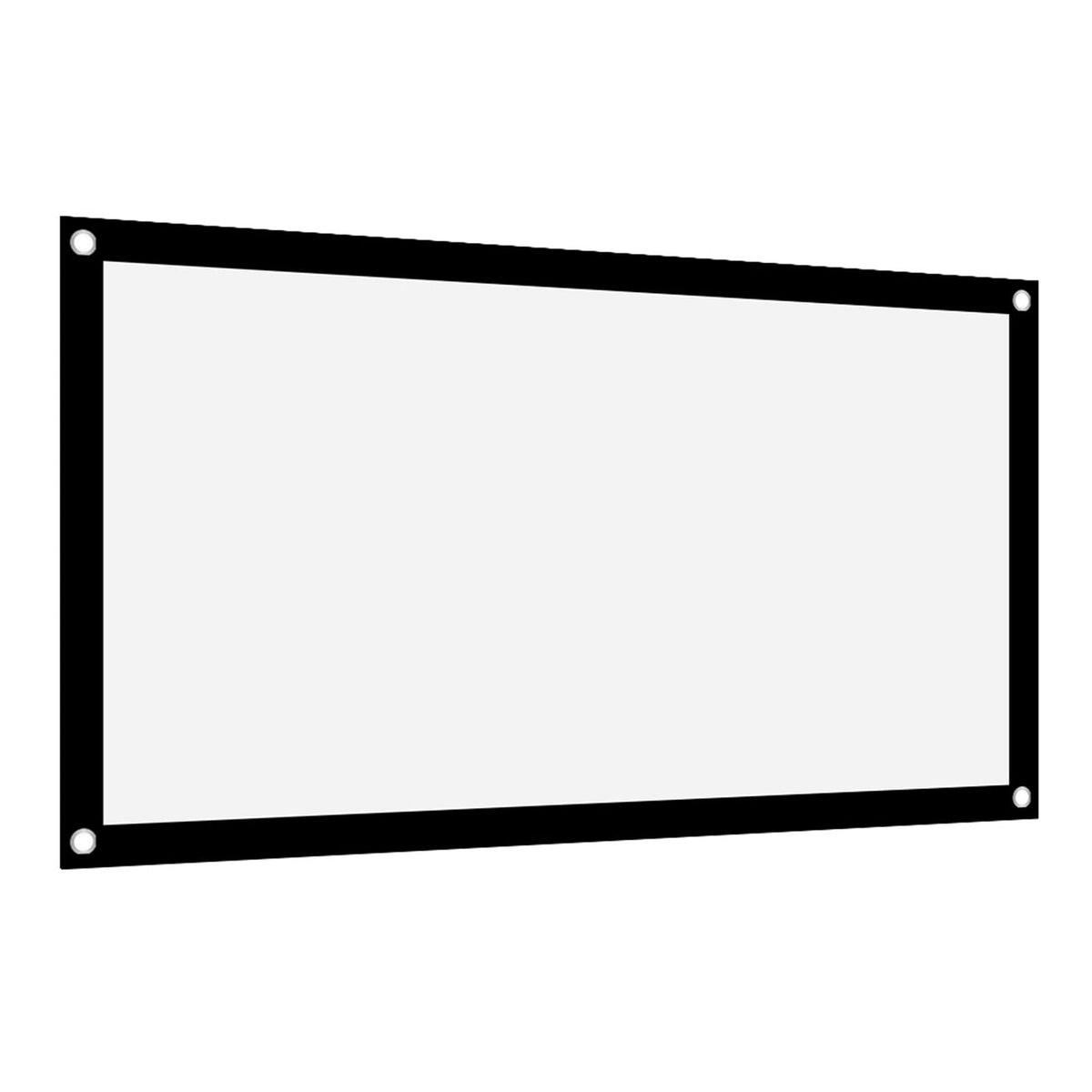 Yajisi 40-Inch Portable Projector Screen 16:9 HD Thicken Anti-Crease Foldable Movies Projection Screen for Indoor and Outdoor Home Theater (40" / 101.6 cm)