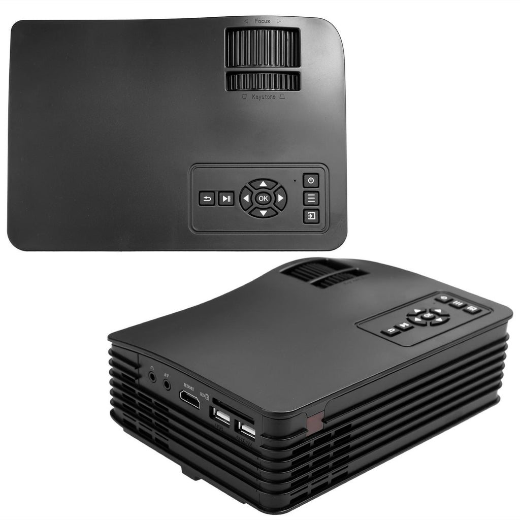 Compact Multimedia Projector, HD 1080p Support, Up to 130" inch Display,1000Lumen BETT