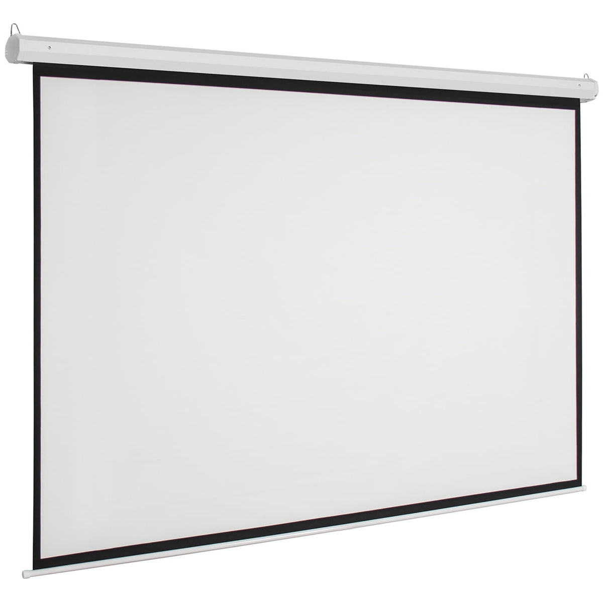 92 Inch Motorized Projector Screen 16:9 with Remote Control, 80x45 Inch Viewing Area Matte White, Wall Ceiling Mount for Home Theater