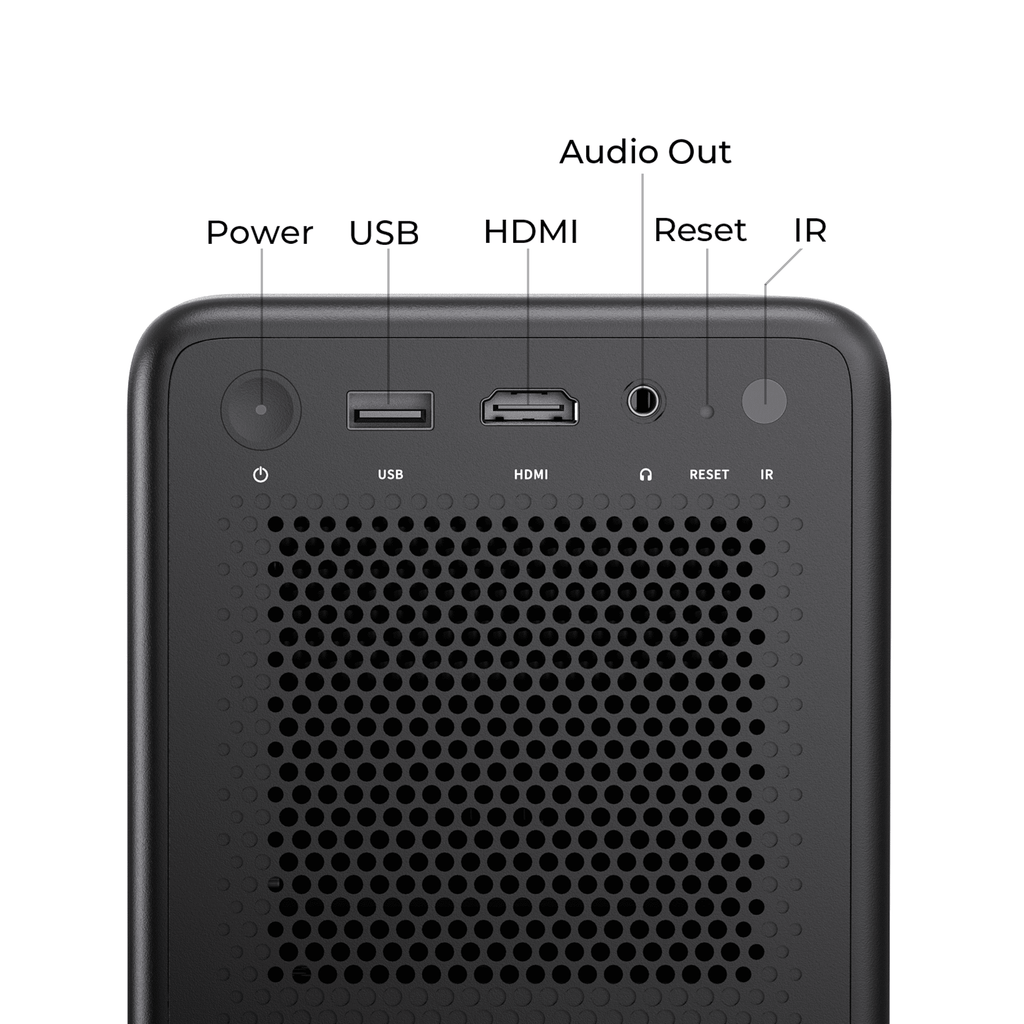 VANKYO Performance H500R Native 1080P Portable Projector, Built-in Roku TV, Full HD 5G Wifi & Bluetooth Outdoor Movie Projector, Auto-Focus & Auto-Keystone